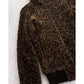 Cheetah Fur Zip-up Hoodie