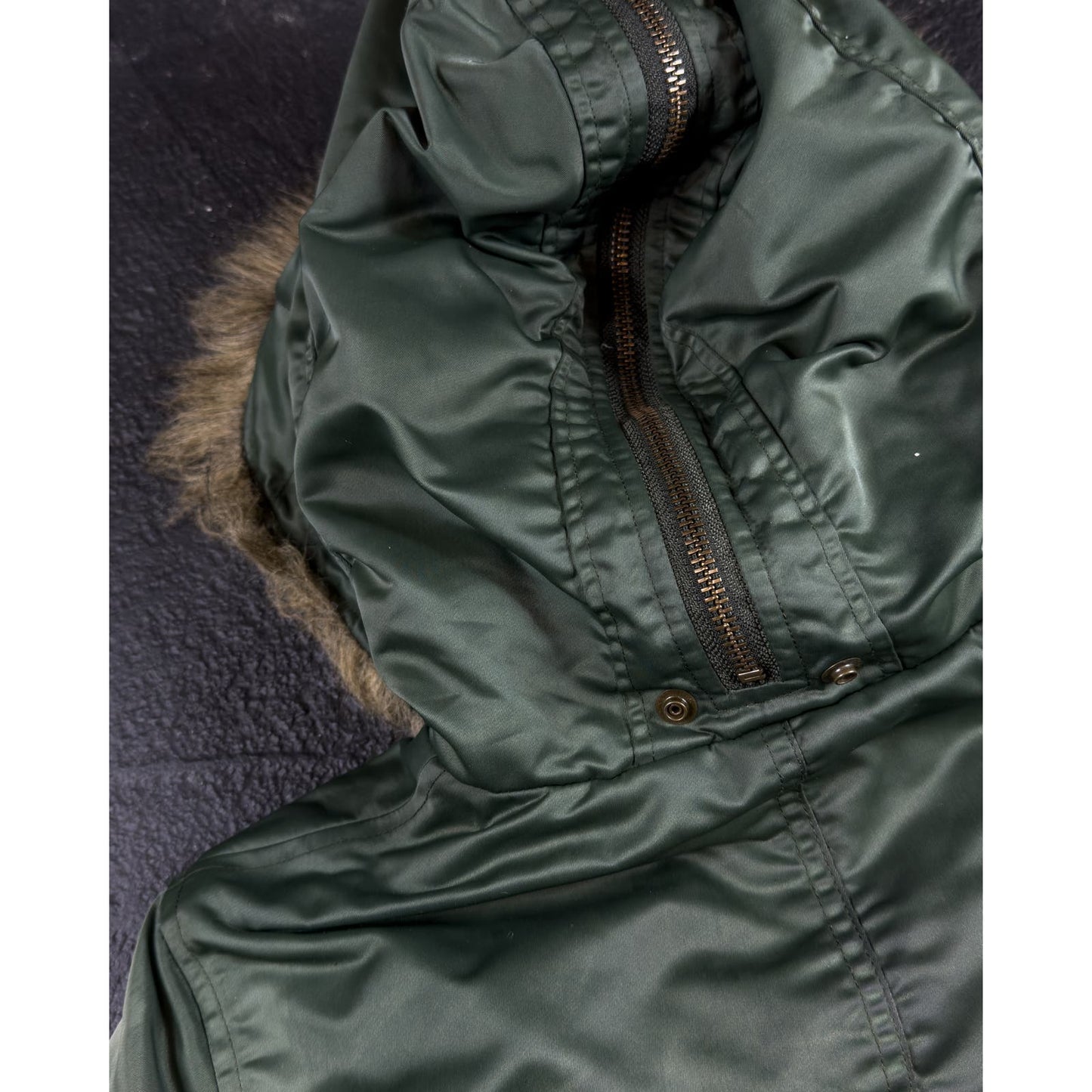 Fur Hood Flight Jacket