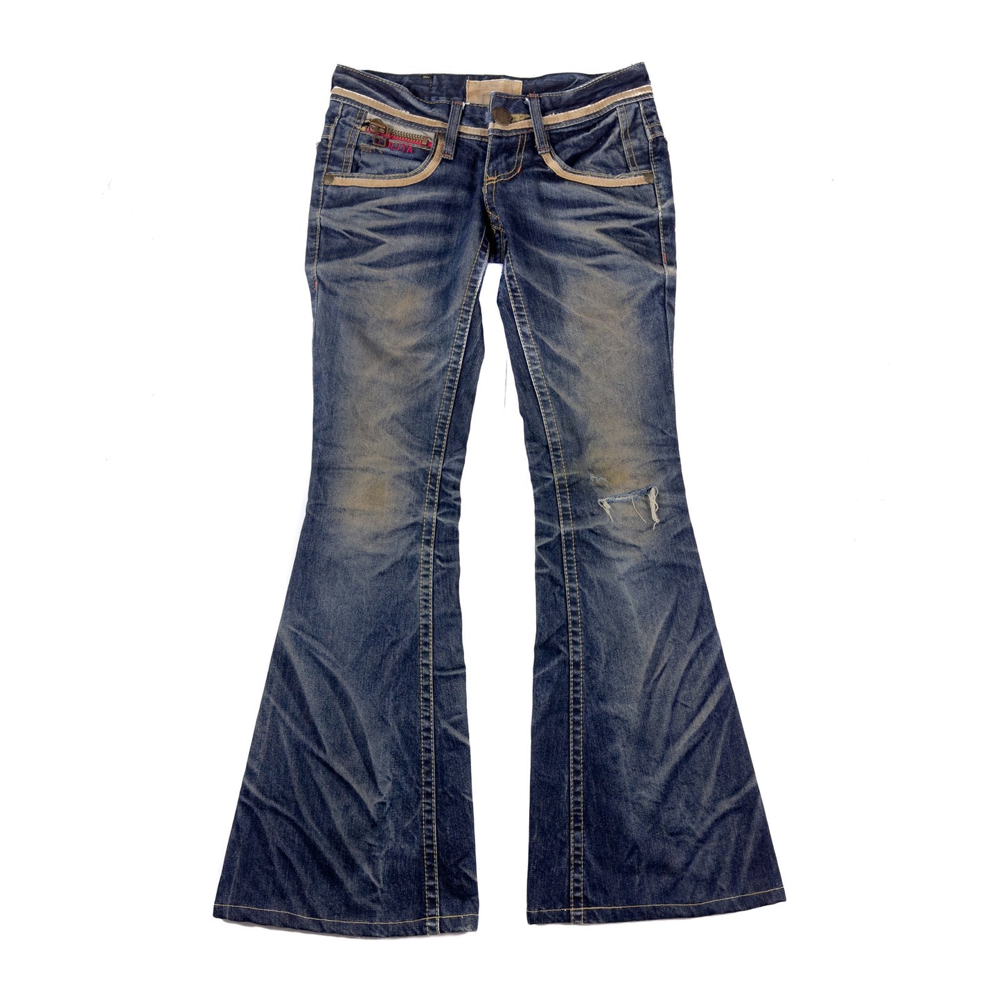 Lolita Mud-wash Flare Denim