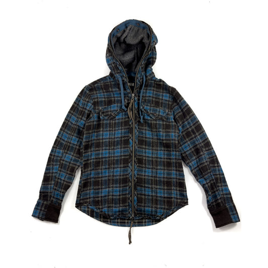 Full-zip Flannel Hoodie