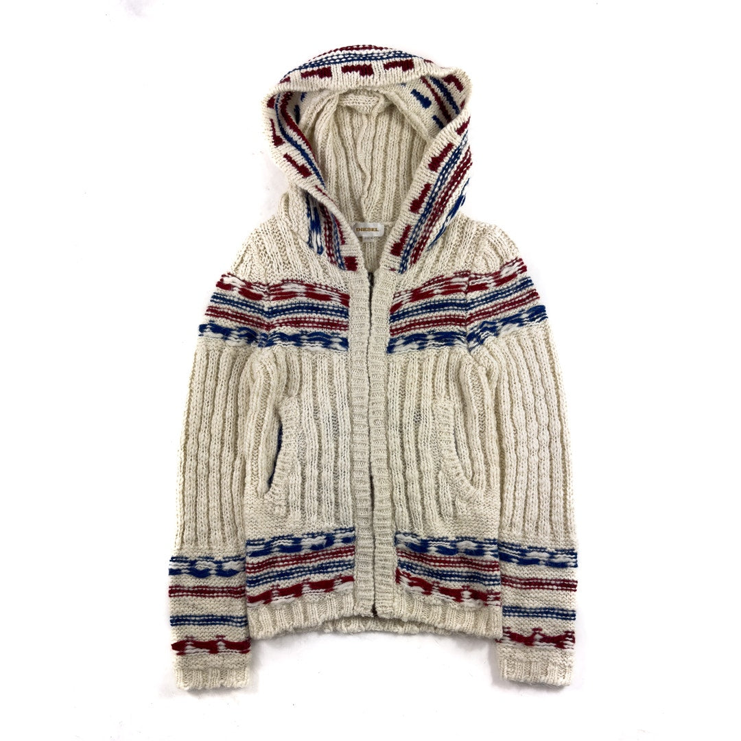 Knit Zip-up Hoodie