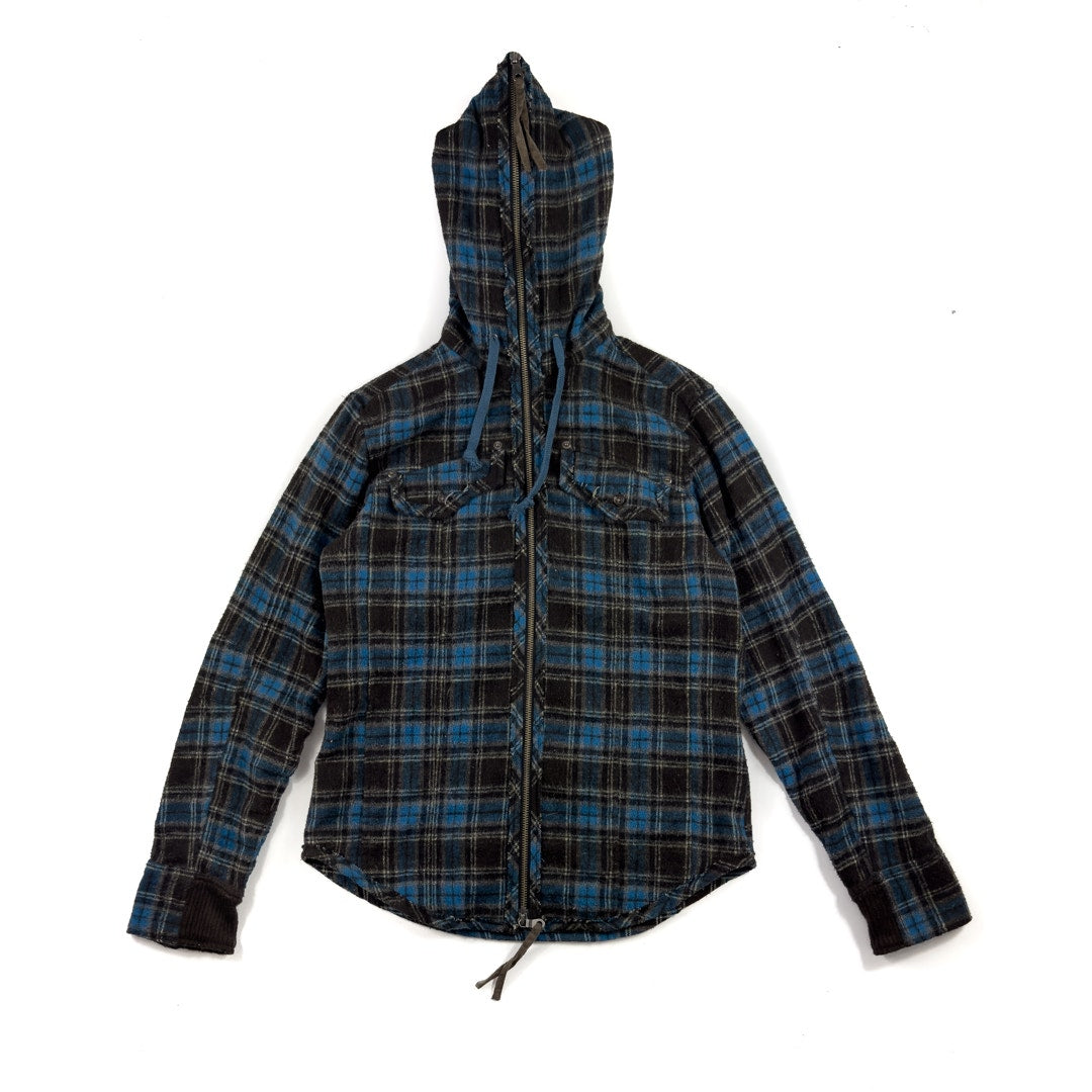 Full-zip Flannel Hoodie