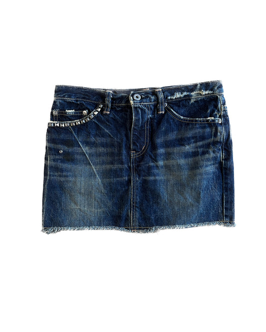 Denim Mini Skirt
