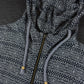 Zip-up Knit Hoodie