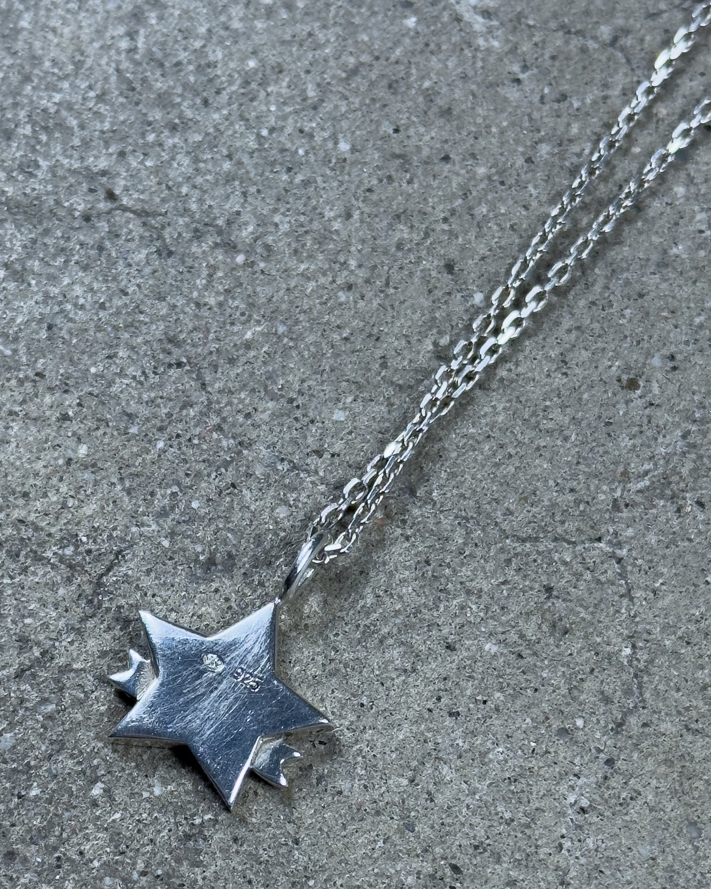 .925 Silver Star Necklace