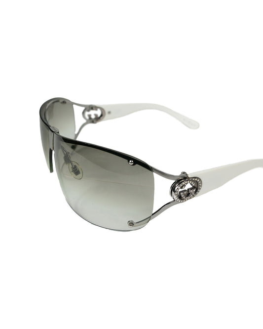 2000s Rhinestone Sunglasses
