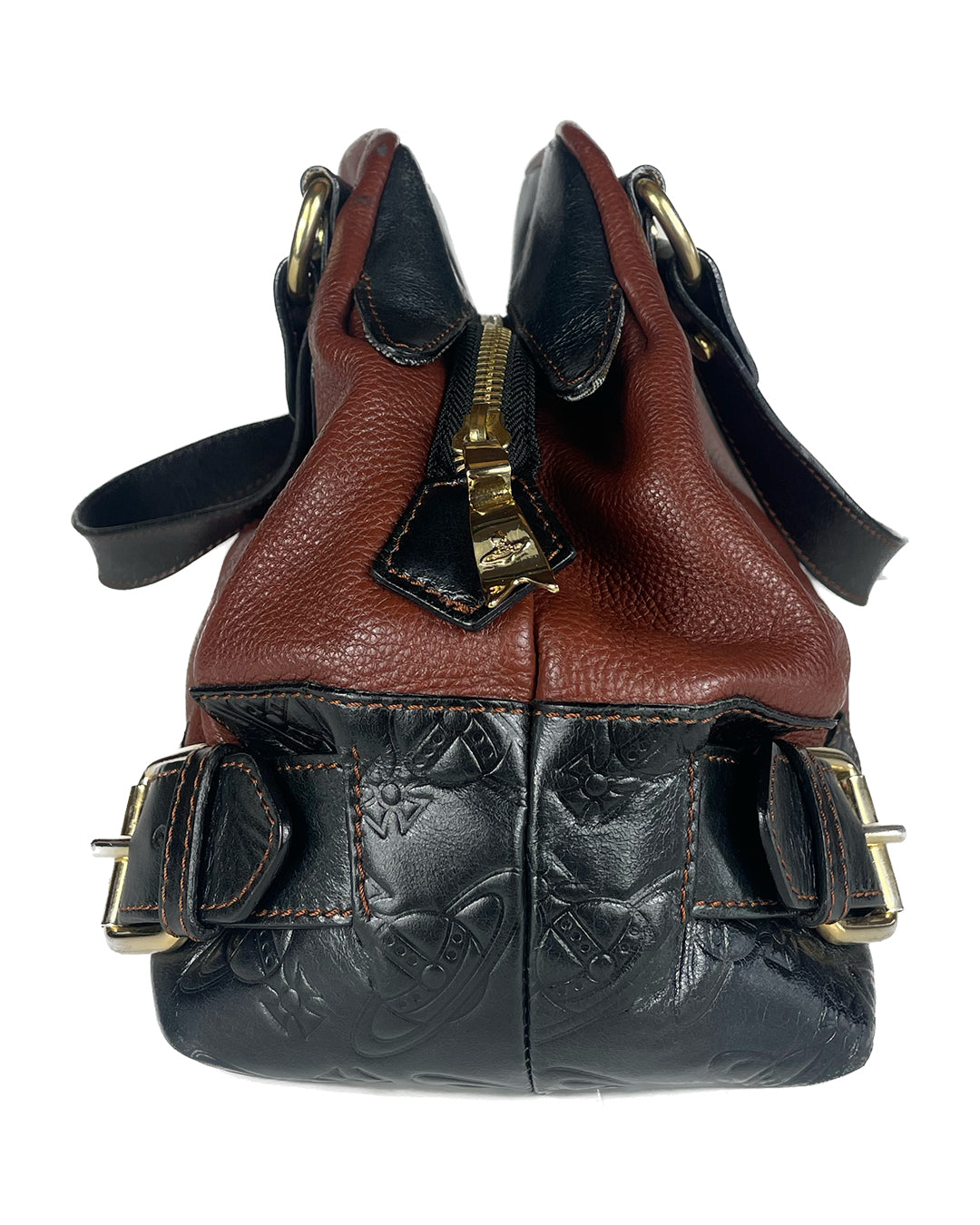 Leather Buckle Handbag