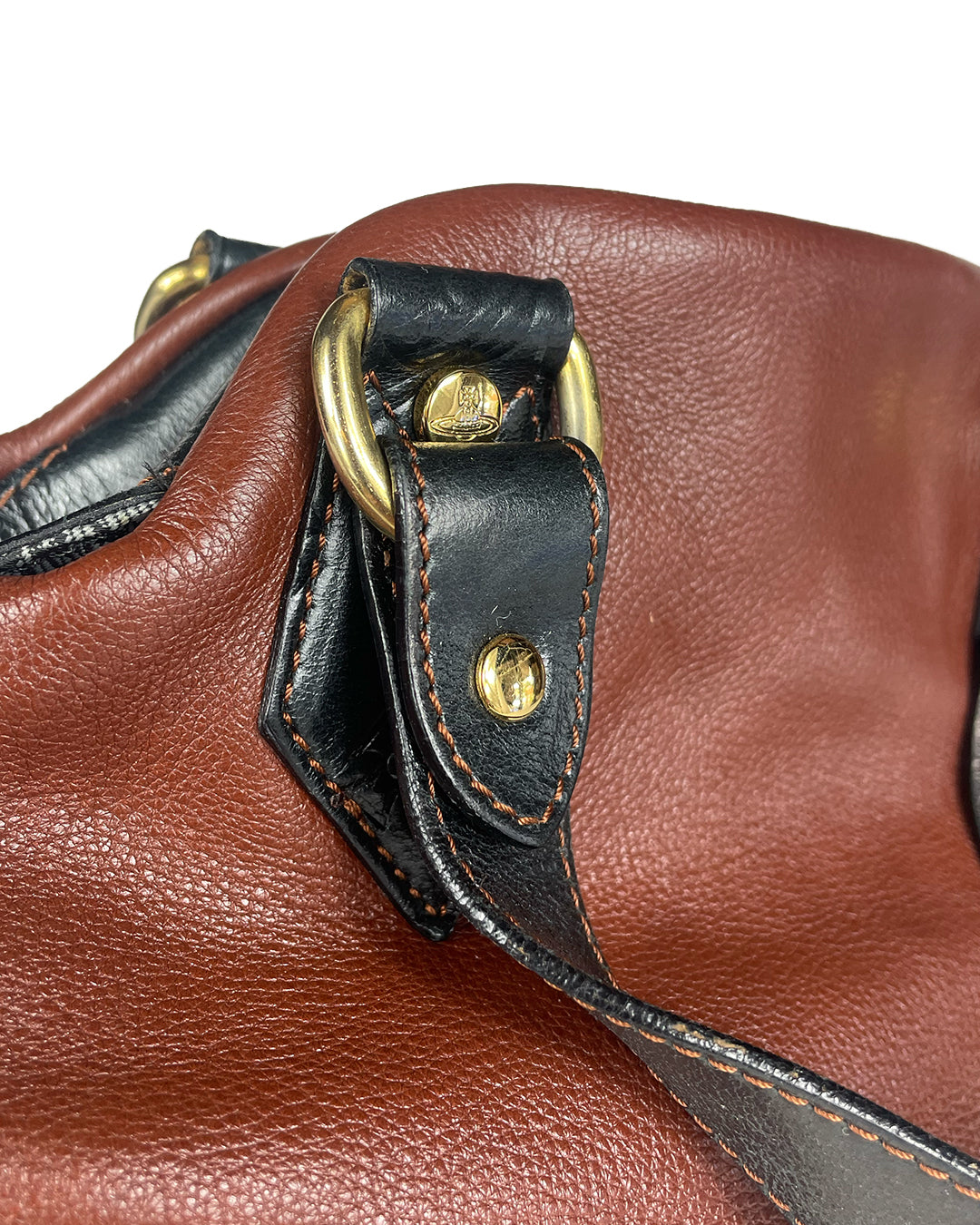 Leather Buckle Handbag