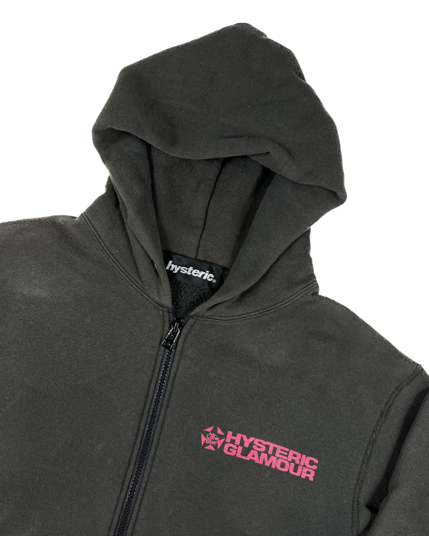 Zip-up Graphic Hoodie