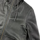 Leather Hoodie