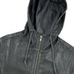 Leather Hoodie