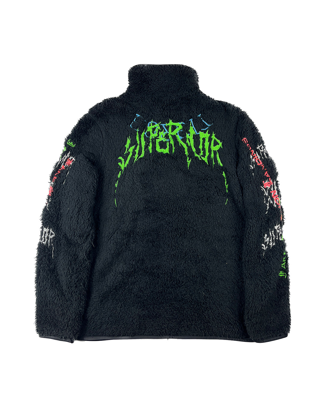 Embroidered Zip-up Fleece