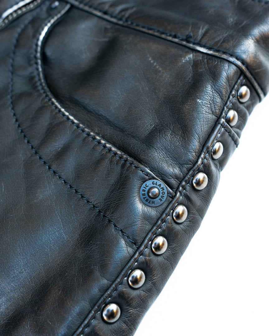 Studded Leather Pants