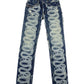 Snake Print Denim