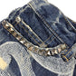 Snake Print Denim