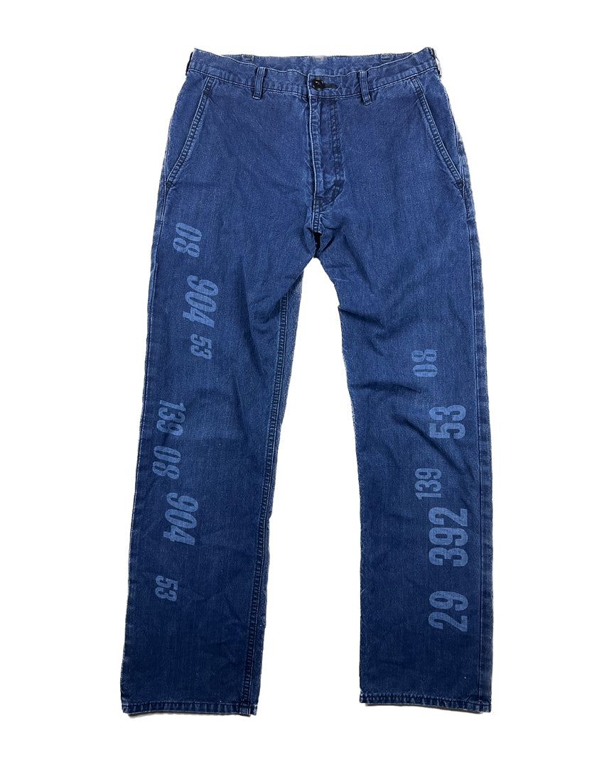 AW05 Number Denim