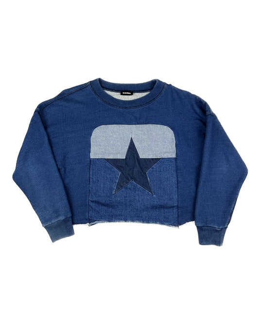 Cropped Star Crewneck